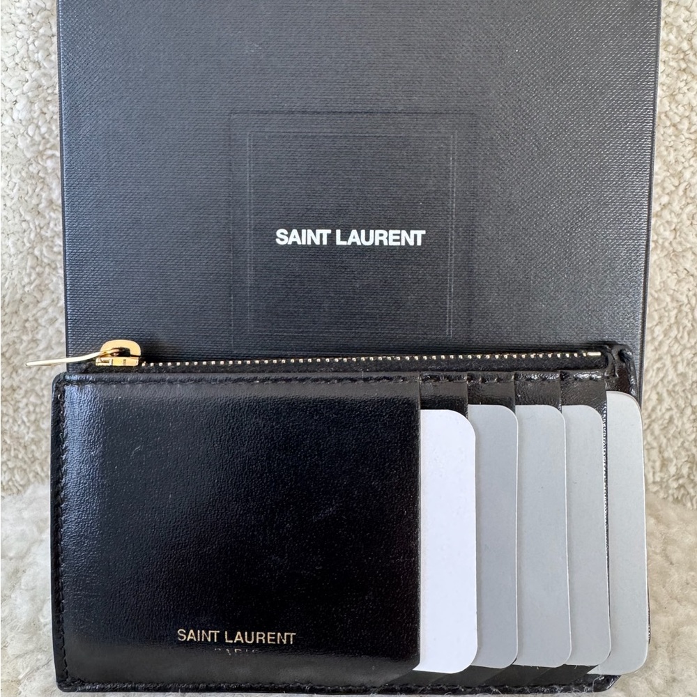 Saint Laurent Black Card Holder - Picture 4 of 11